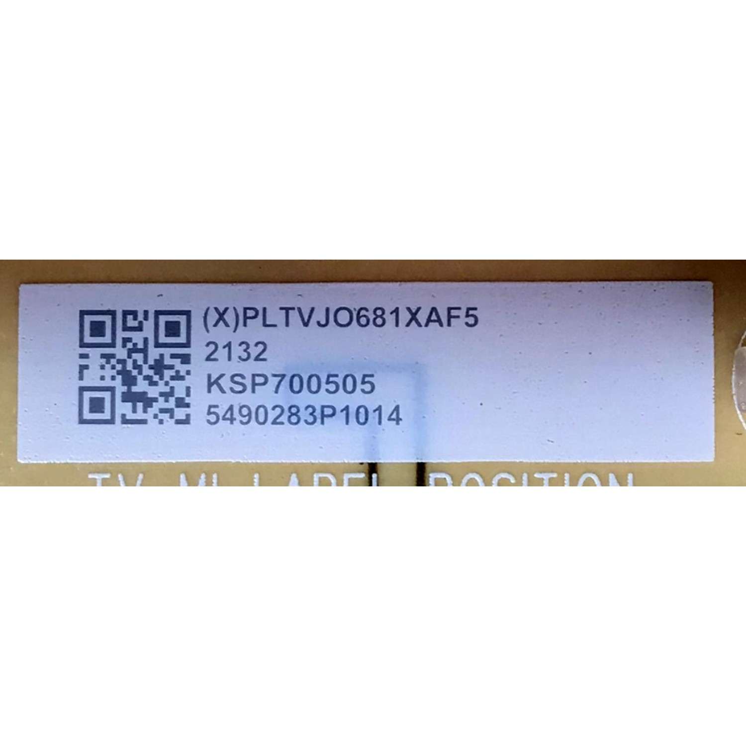 KIT DE TARJETAS PARA TV INSIGNIA / MAIN XKCB02K095 / 715GA715-M01-B00-005K / (G)XKCB02K095010X / FUENTE PLTVJO681XAF5 / 715GA025-P01-006-003S / T-CON E3CCBB7000150T / CV700U2-T01-CB-3 / DISPLAY CV700U2-T01 / MODELO NS-70DF710NA21 - Imagen 4